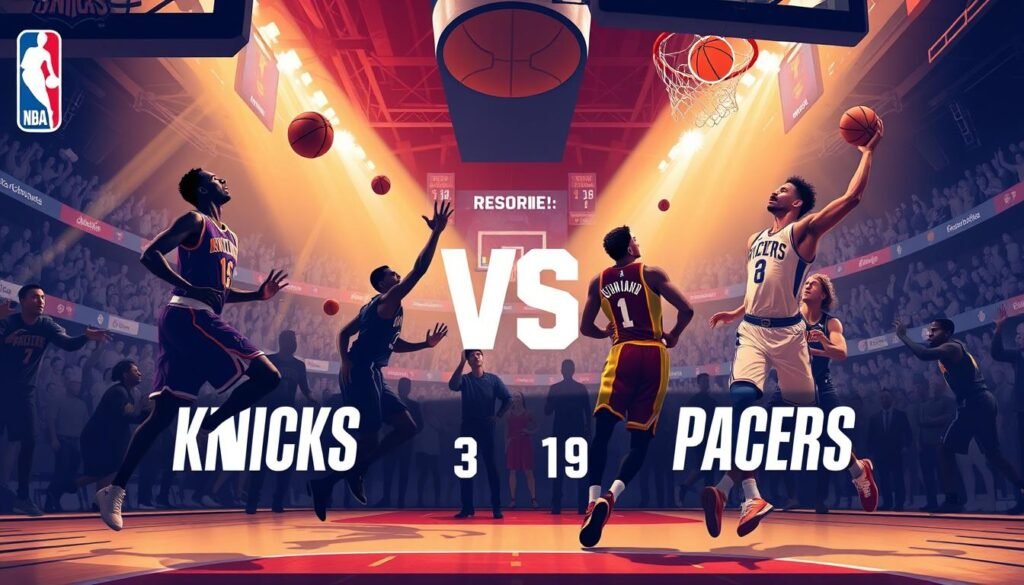 nba game statistics overview of Knicks vs Pacers game highlights